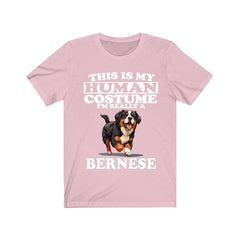 This Is My Human Costume I'm Really A Bernese Mountain Dog Shirt - Bernese print design