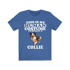 This Is My Human Costume I'm Really A Collie Shirt - Collie print design