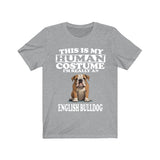 This Is My Human Costume I'm Really An English Bulldog Shirt, Dog Lover Shirt, English Bulldog Dog, Animal Toddler Infant Kids Gift T-Shirt Image 3