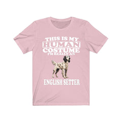 This Is My Human Costume I'm Really An English Setter Shirt - English Setter print