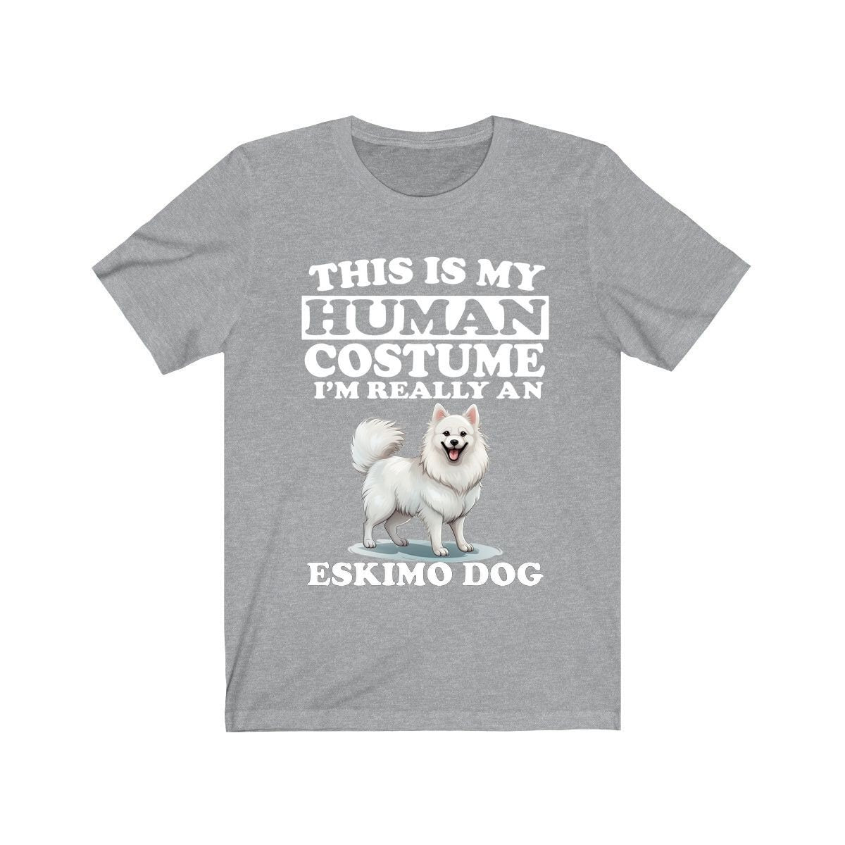 This Is My Human Costume I'm Really An Eskimo Dog Shirt - American Eskimo Dog print