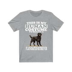 This Is My Human Costume I'm Really A Flat-Coated Retriever Shirt - Flat-Coat print