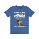 This Is My Human Costume I'm Really A Italiano Spinone Dogs Shirt, Dog Lover Shirt, Spinone Italiano Dog, Animal Toddler Infant Kids T-Shirt Image 2