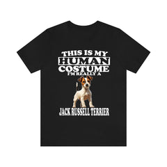 This Is My Human Costume I'm Really A Jack Russell Terrier Shirt - Jack Russell print