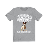 This Is My Human Costume I'm Really A Jack Russell Terrier Shirt, Dog Lover Shirt, Jack Russell Terrier Dog, Animal Toddler Kids T-Shirt Image 4