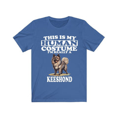 This Is My Human Costume I'm Really A Keeshond Shirt - Keeshond print design