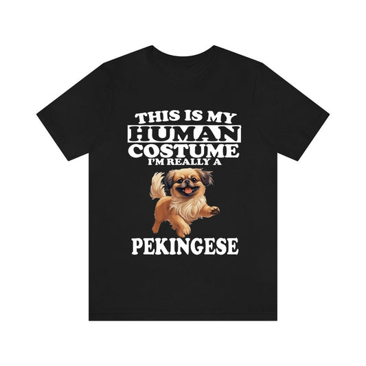 This Is My Human Costume I'm Really A Pekingese Shirt - Pekingese print design