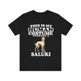 This Is My Human Costume I'm Really A Saluki Dog Shirt, Dog Lover Shirt, Saluki Dog, Animal Toddler Infant Kids Gift T-Shirt Image 1