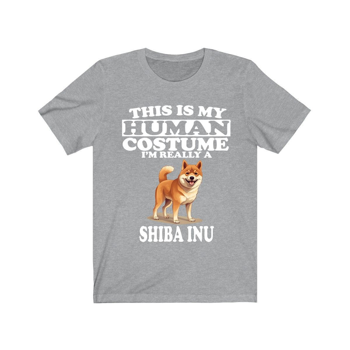 This Is My Human Costume I'm Really A Shiba Inu Shirt - Shiba Inu print design