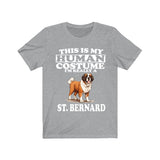 This Is My Human Costume I'm Really A St. Bernard Dog Shirt, Dog Lover Shirt, St. Bernard Dog, Animal Toddler Infant Kids Gift T-Shirt Image 3