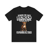 This Is My Human Costume I'm Really A Staffordshire Bull Terrier Dog Shirt, Dog Lover Shirt, Staffordshire Bull Terrier Dog, Animal T-Shirt Image 2