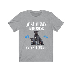 Just A Boy Who Loves Cane Corso Shirt - Cane Corso print design
