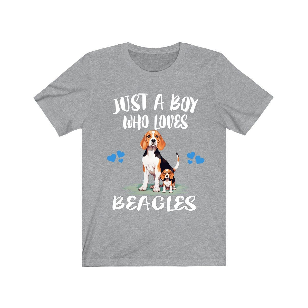 Just A Boy Who Loves Beagles Shirt, Dog Lover Shirt, Beagle Dog, Animal Toddler Infant Kids Gift T-Shirt Image 1