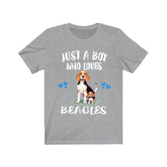 Just A Boy Who Loves Beagles Shirt - beagle print design
