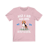 Just A Boy Who Loves Beagles Shirt, Dog Lover Shirt, Beagle Dog, Animal Toddler Infant Kids Gift T-Shirt Image 4