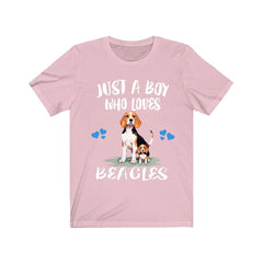 Just A Boy Who Loves Beagles Shirt - beagle print design