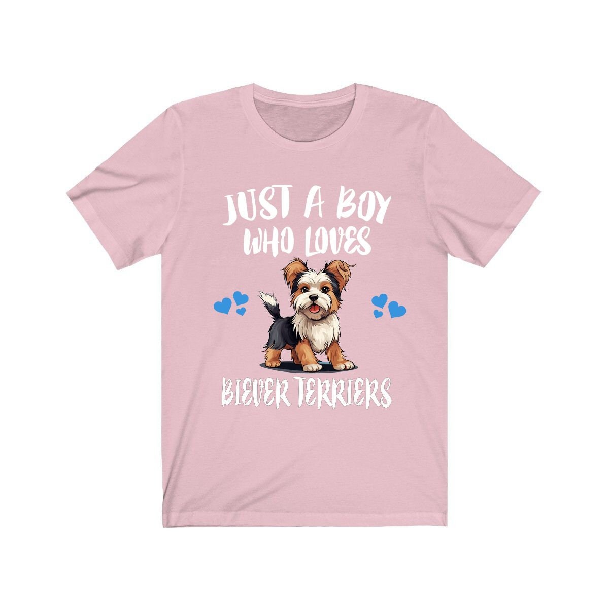 Just A Boy Who Loves Biewer Terriers Shirt - Biewer Terrier print design
