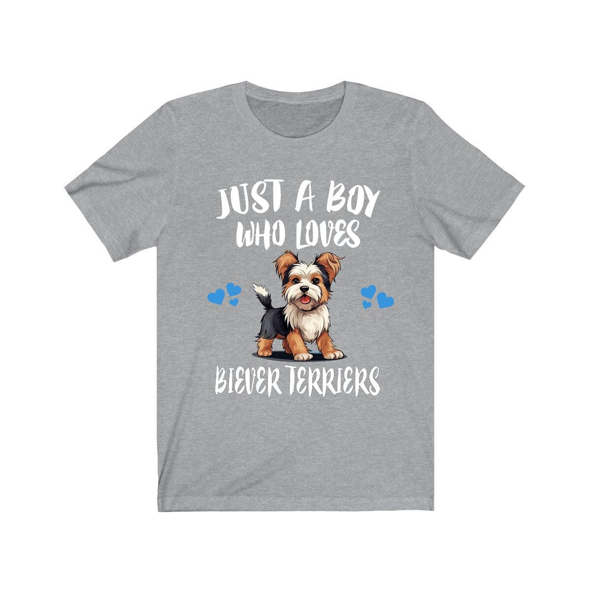Just A Boy Who Loves Biewer Terriers Shirt - Biewer Terrier print design