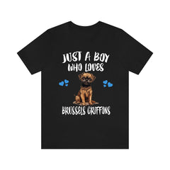 Just A Boy Who Loves Brussels Griffons Shirt - Brussels Griffon print design