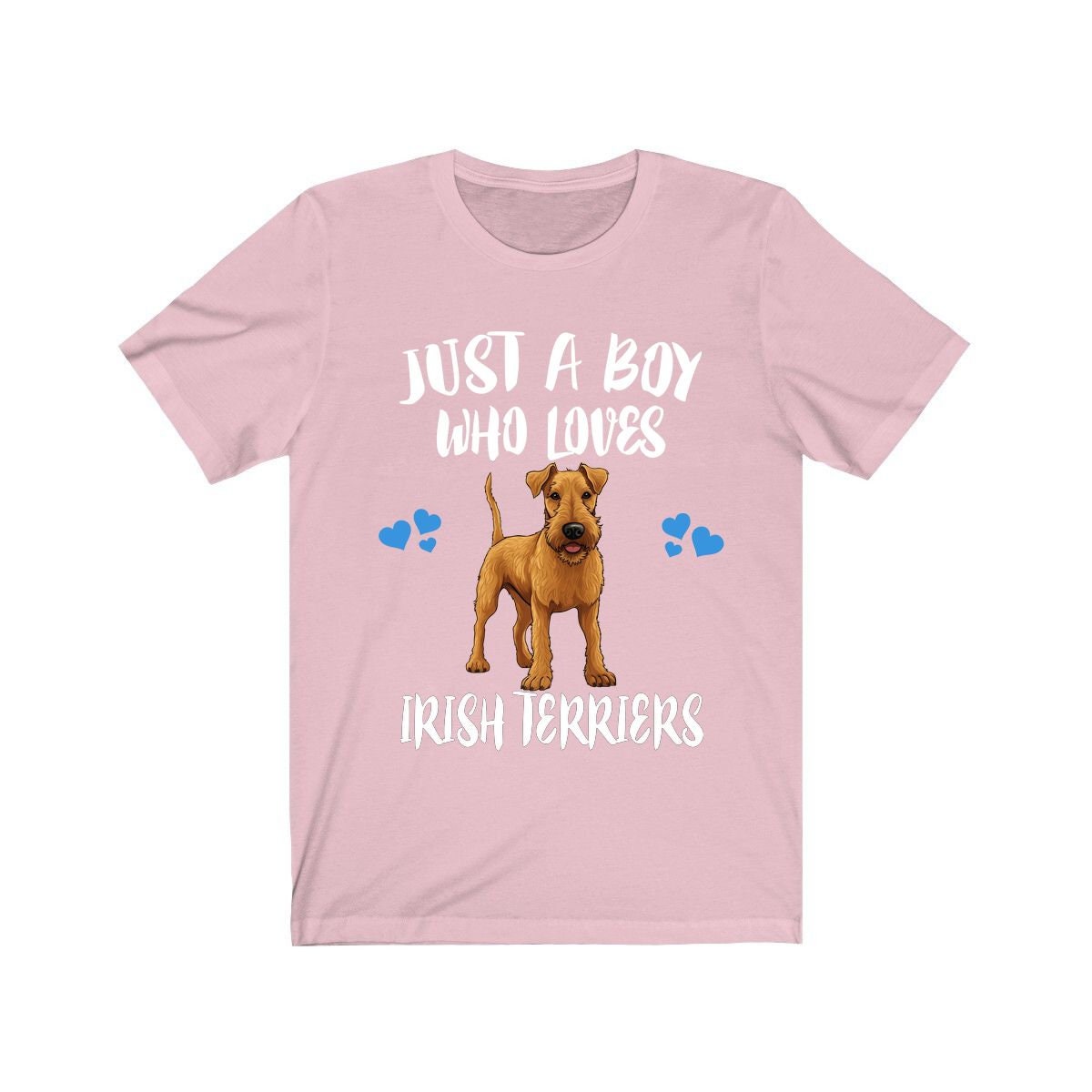 Just A Boy Who Loves Irish Terriers Dogs Shirt - Irish Terrier print design