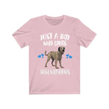 Just A Boy Who Loves Irish Wolfhounds  Dogs Shirt, Dog Lover Shirt, Irish Wolfhound Dog, Animal Toddler Infant Kids Gift T-Shirt Image 4