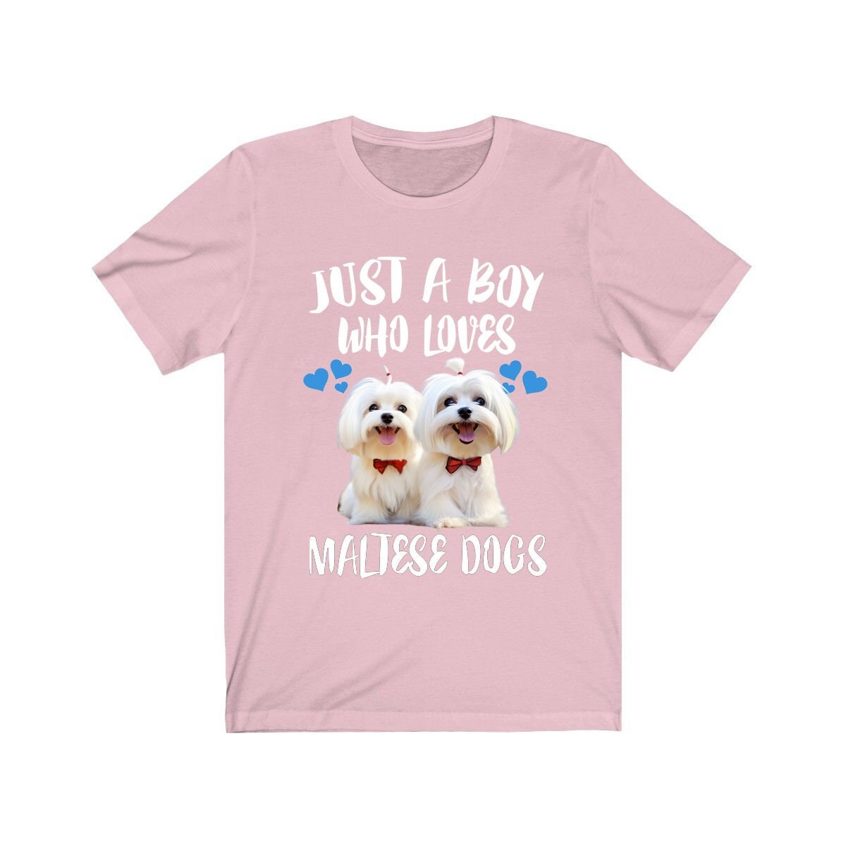 Just A Boy Who Loves Maltese Dogs Shirt - Maltese print design