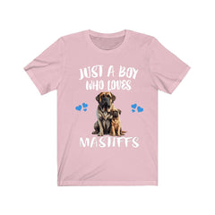 Just A Boy Who Loves Mastiffs Shirt - Mastiff print design