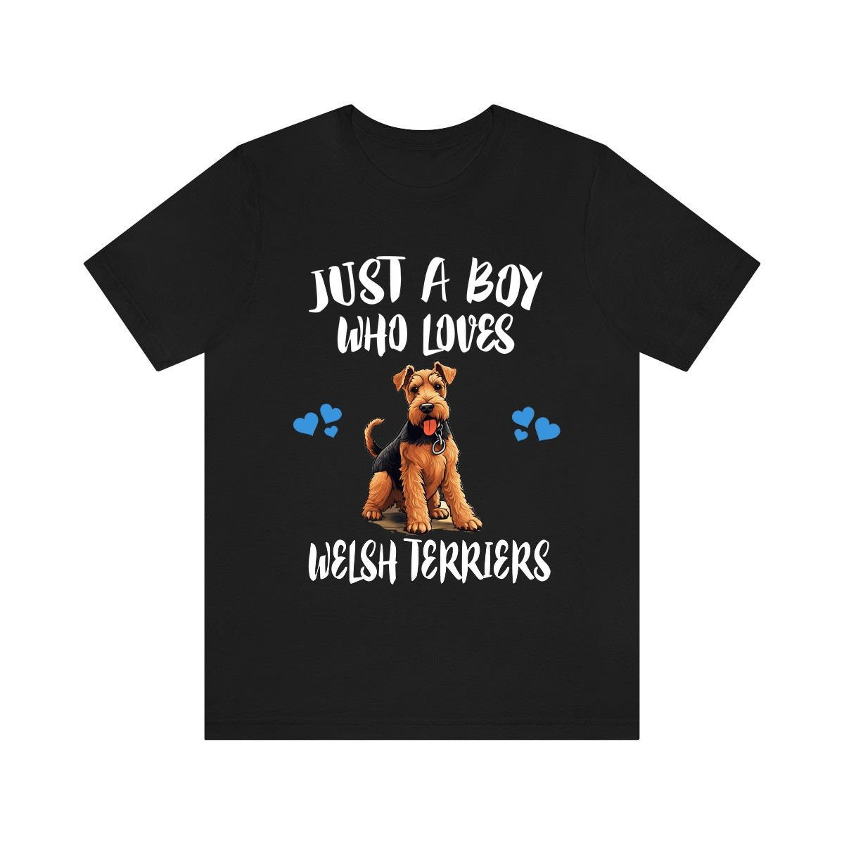 Just A Boy Who Loves Welsh Terriers Dogs Shirt - Welsh Terrier print design