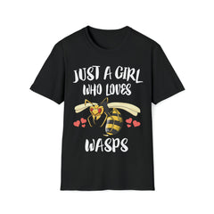 Just A Girl Who Loves Wasps Shirt - wasp print design