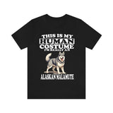 This Is My Human Costume I'm Really An Alaskan Malamute Shirt, Dog Lover Shirt, Alaskan Malamute Dog, Animal Toddler Infant Kids T-Shirt Image 1