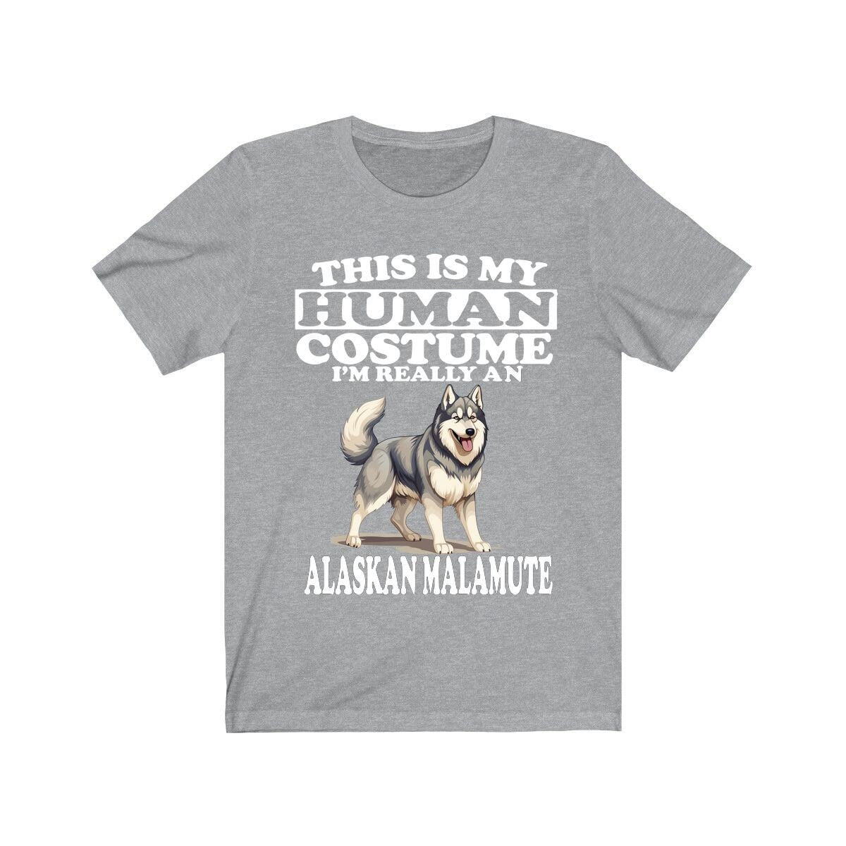 This Is My Human Costume I'm Really An Alaskan Malamute Shirt - Malamute print design