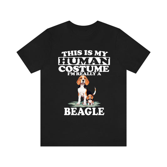 This Is My Human Costume I'm Really A Beagle Shirt, Dog Lover Shirt, Beagle Dog, Animal Toddler Infant Kids Gift T-Shirt Image 1