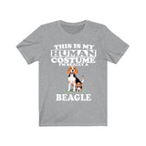 This Is My Human Costume I'm Really A Beagle Shirt, Dog Lover Shirt, Beagle Dog, Animal Toddler Infant Kids Gift T-Shirt Image 3