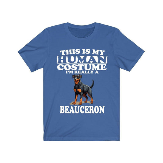 This Is My Human Costume I'm Really A Beauceron Shirt - Beauceron print design