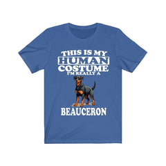 This Is My Human Costume I'm Really A Beauceron Shirt - Beauceron print design