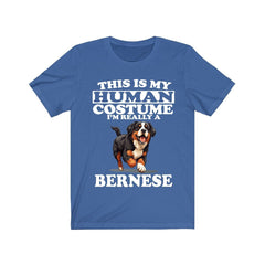 This Is My Human Costume I'm Really A Bernese Mountain Dog Shirt - Bernese print design