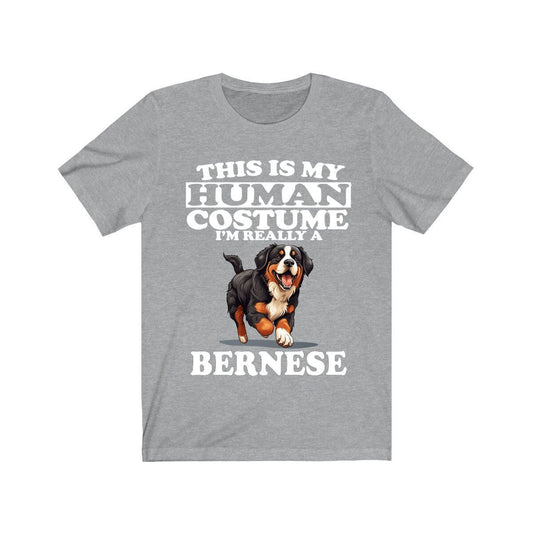 This Is My Human Costume I'm Really A Bernese Mountain Dog Shirt - Bernese print design