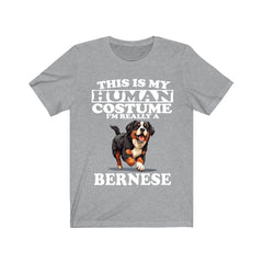 This Is My Human Costume I'm Really A Bernese Mountain Dog Shirt - Bernese print design
