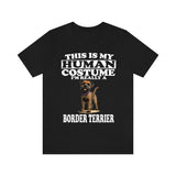This Is My Human Costume I'm Really A Border Terrier Shirt, Dog Lover Shirt, Border Terrier Dog, Animal Toddler Infant Kids Gift T-Shirt Image 4