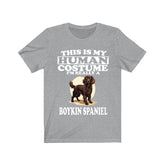 This Is My Human Costume I'm Really A Boykin Spaniel Dogs Shirt, Dog Lover Shirt, Boykin Spaniel Dog, Animal Toddler Kids Gift T-Shirt Image 1