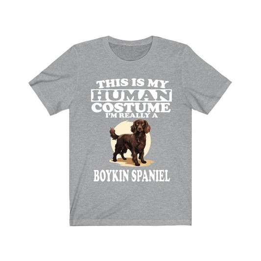 This Is My Human Costume I'm Really A Boykin Spaniel Dogs Shirt, Dog Lover Shirt, Boykin Spaniel Dog, Animal Toddler Kids Gift T-Shirt Image 1