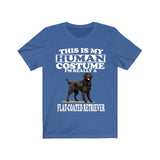 This Is My Human Costume I'm Really A Flat Coated Retriever Shirt, Dog Lover Shirt, Flat Coated Retriever Dog, Animal T-Shirt Image 4