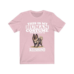 This Is My Human Costume I'm Really A Keeshond Shirt - Keeshond print design