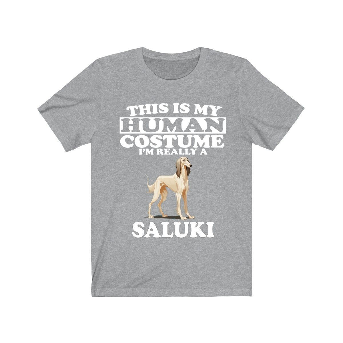 This Is My Human Costume I'm Really A Saluki Shirt - Saluki print design
