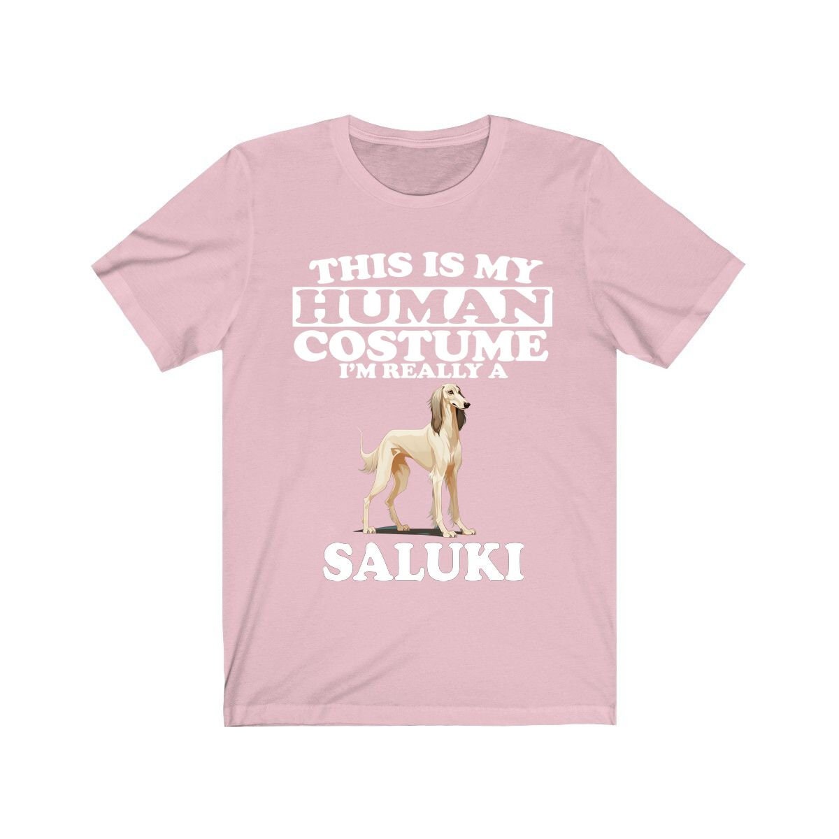 This Is My Human Costume I'm Really A Saluki Shirt - Saluki print design