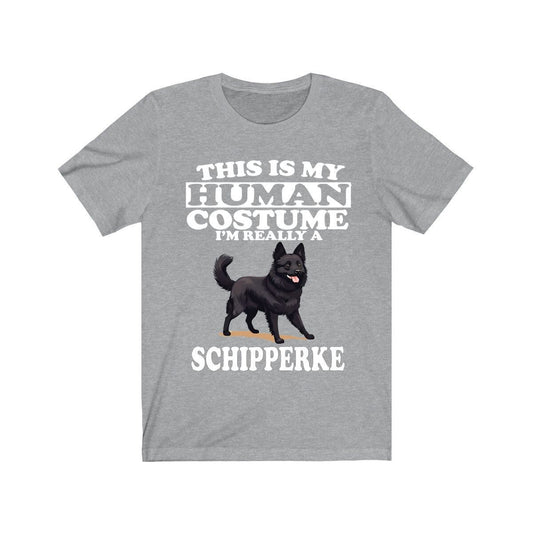 This Is My Human Costume I'm Really A Schipperke Shirt - Schipperke print design