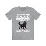 This Is My Human Costume I'm Really A Schipperke Dog Shirt, Dog Lover Shirt, Schipperke Dog, Animal Toddler Infant Kids Gift T-Shirt Image 1