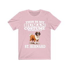 This Is My Human Costume I'm Really A St Bernard Shirt - St Bernard print design