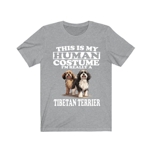 This Is My Human Costume I'm Really A Tibetan Terrier Shirt - Tibetan Terrier print