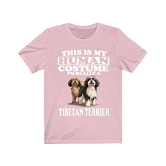 This Is My Human Costume I'm Really A Tibetan Terrier Shirt - Tibetan Terrier print
